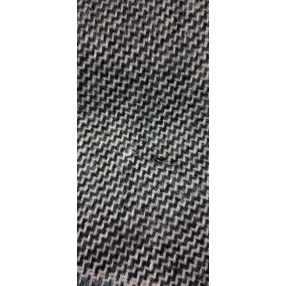 Gray Plaid Acrylic Scarf Yellow Stripe Soft Blanket Wrap Shawl Fringe 52 x 54 - Picture 10 of 15